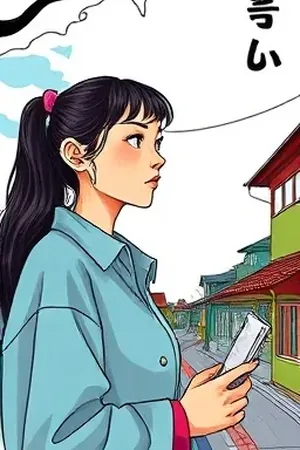 《麦田守夜》封面：夜色麦田中的守夜灯
